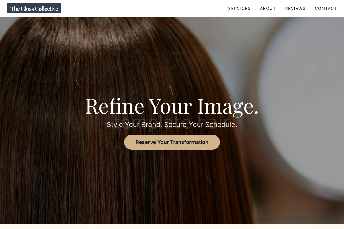 Contour Hair Styling