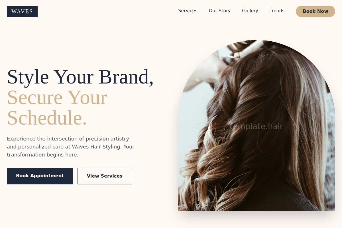 Waves Hair Styling